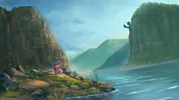 "Between Two Worlds" My Little Pony, DeviantArt, Twilight sparkle, Shamanguli