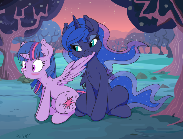 -. My Little Pony, Twilight sparkle, Princess Luna, 