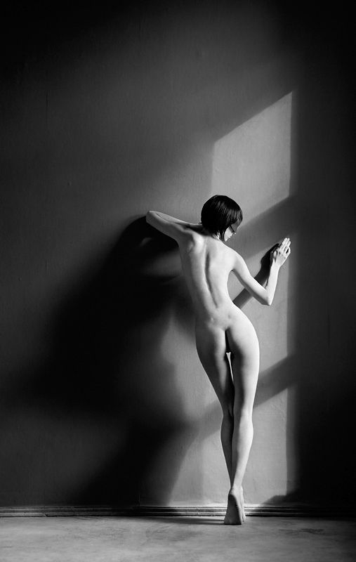 Again bw - NSFW, Black and white, Figure, 18+, Girls, Photo, Longpost