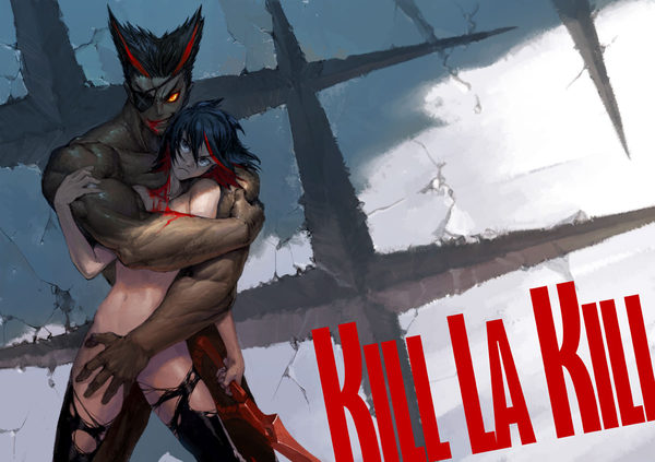 Kamui in the flesh. - NSFW, Anime, Anime art, Kill la Kill, Matoi Ryuuko, Kiryuuin Satsuki, , 