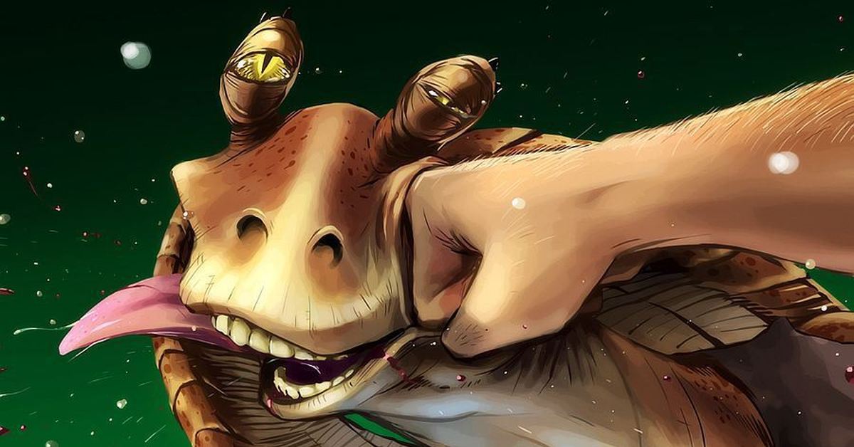 джаджа бинкс ситх. звёздные войны джа джа бинкс. джа джа бинкс косплей. джар джар бинкс.