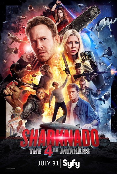Просто постер четвертой части SharkNado.