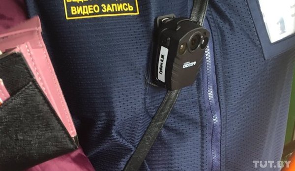 У минских контролеров в ОТ появились видеорегистраторы