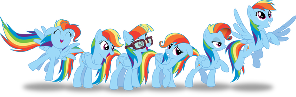 Colors of Rainbow My Little Pony, Rainbow Dash, 