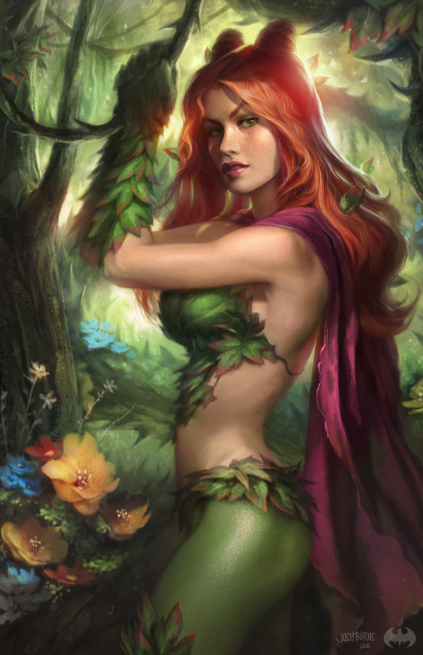 Poison Ivy  Catwoman  Josh Burns , DC Comics,  , -, , Josh Burns