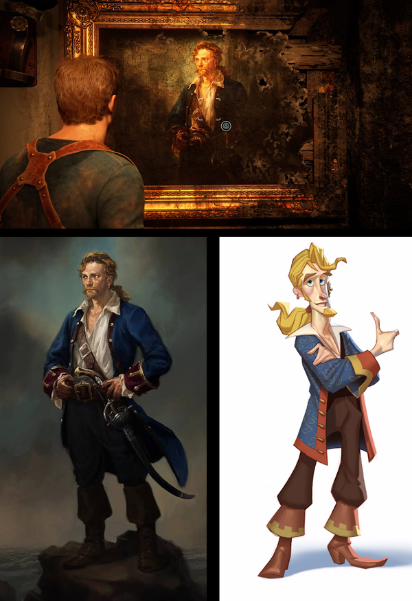   Uncharted 4 Monkey Island, Guybrush Threepwood, Uncharted 4, , , ,  