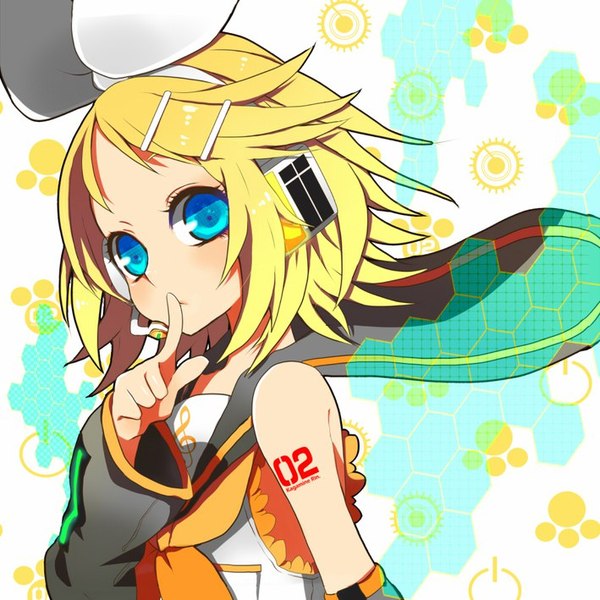 Kagamine Rin , Vocaloid, Kagamine Rin, Anime Art