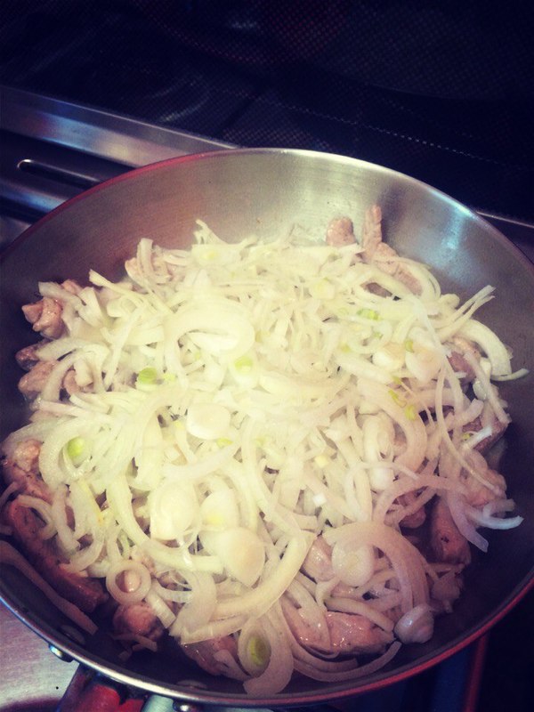 Готовим дома. Свинина с грибами в сливочном соусе!!! Готовимдома, Еда, Свинина, Ужин, Сытности, Кулинария, Длиннопост, Рецепт