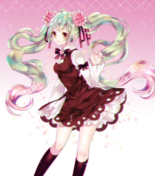 Hatsune Miku , Hatsune Miku, Vocaloid, Anime Art
