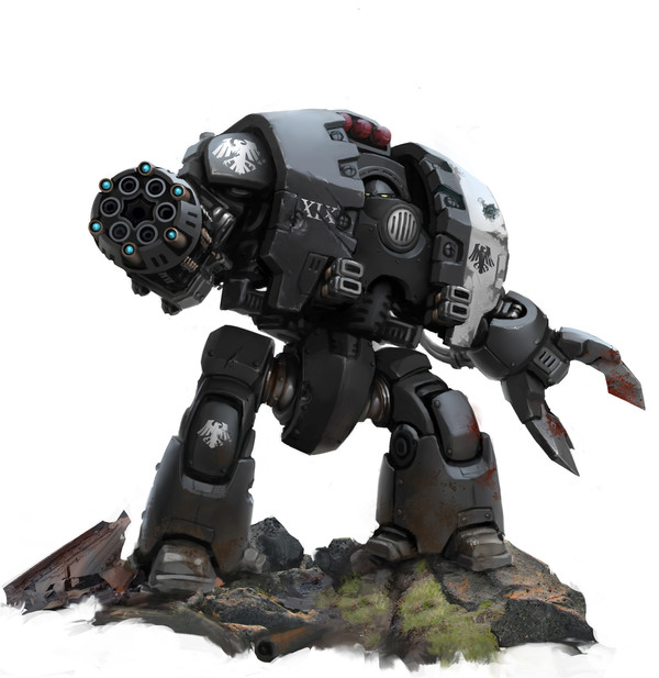 LEVIATHAN - Warhammer 40k, Raven guard, Dreadnought