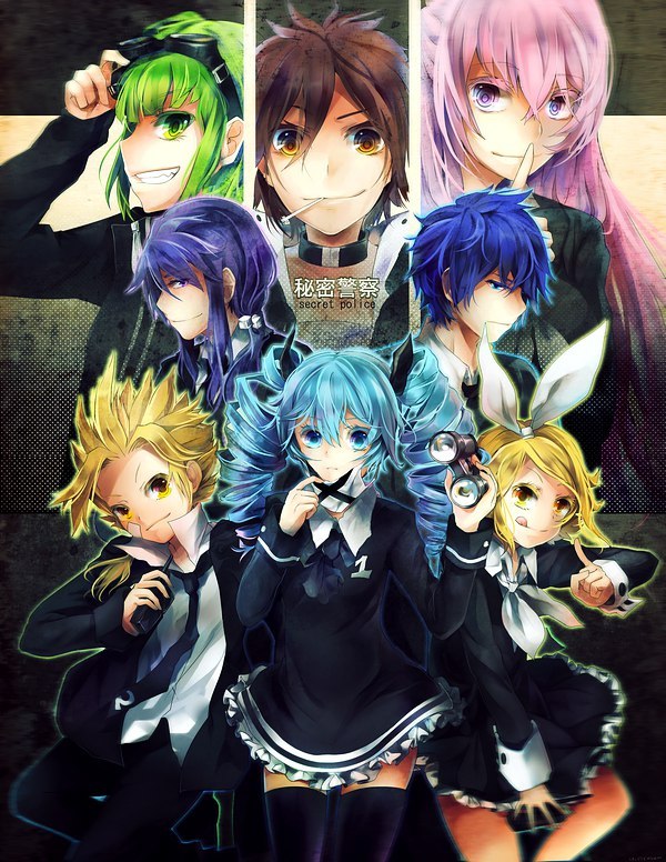Vocaloids , Vocaloid, Hatsune Miku, Kagamine Rin, Meiko, Megurine Luka, Gumi Megpoid, Anime Art