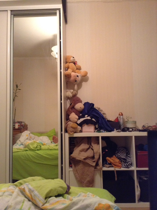 Решил ворос с переселением - плюш пошёл по вертикали!