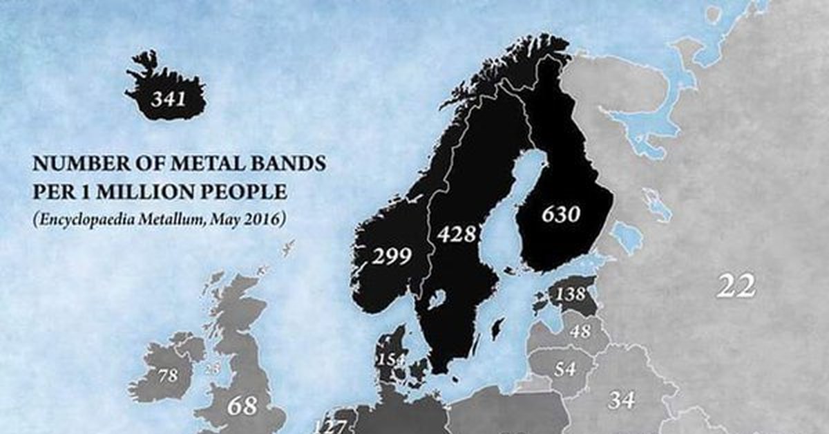 Сколько блэк. Number of Metal Bands карта. Карта метал групп по странам. Metal Bands per карта. Метал группы по странам.