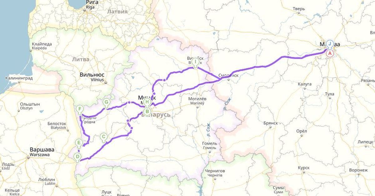 Брянск гомель. В Калининград через Белоруссию. Поезд Москва Калининград на карте. Москва Белоруссия на машине. Калининград от Москвы.