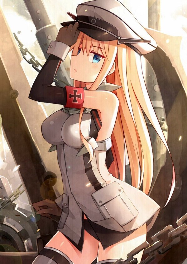 Bismarck , Kantai Collection, Bismarck, Anime Art