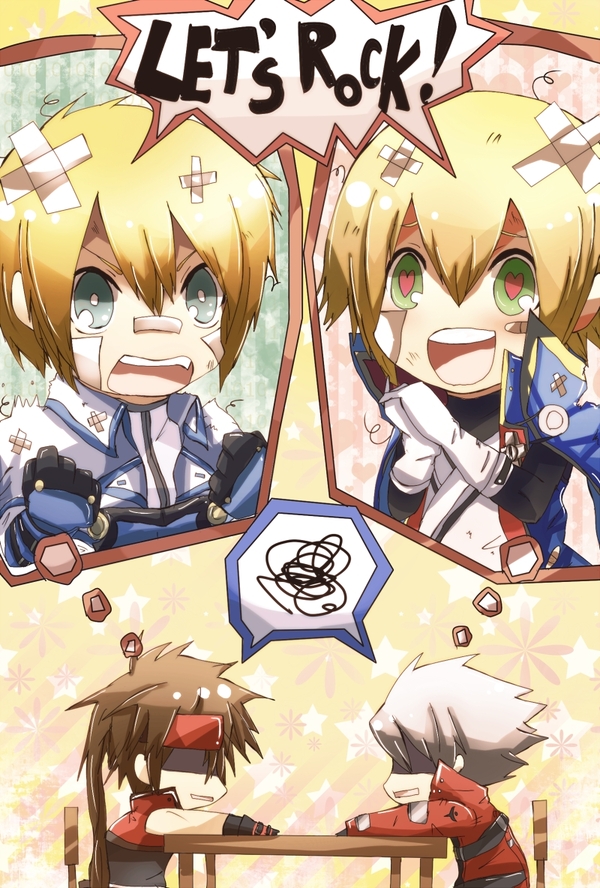     , Guilty Gear, Blazblue, Kisaragi Jin, Sol Badguy, Ky Kiske, 