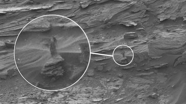 10 strange objects that ufologists have found on Mars - Mars, Planet, NASA, Unidentified, Longpost