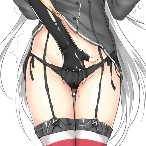 Nectar. - NSFW, Anime, Anime art, Kantai collection, Amatsukaze, Nagato