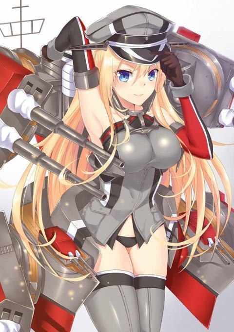 Bismarck , Kantai Collection, Bismarck, Anime Art