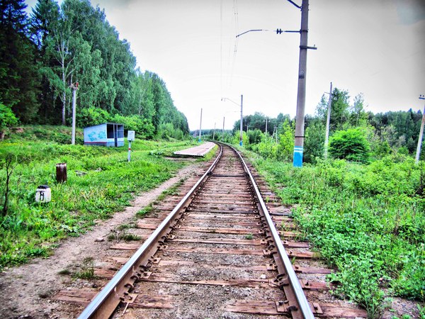 Railway - My, Railway, Photo, Hopelessness, My, Perm Territory, Chachino, Outskirts, Path