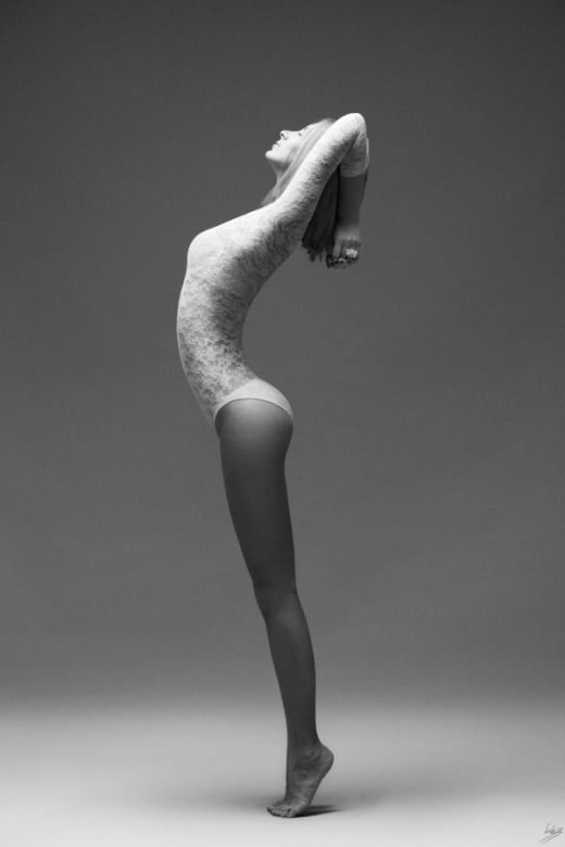 Something beautiful - NSFW, Female, Figure, Black and white, Art, Photo, Women