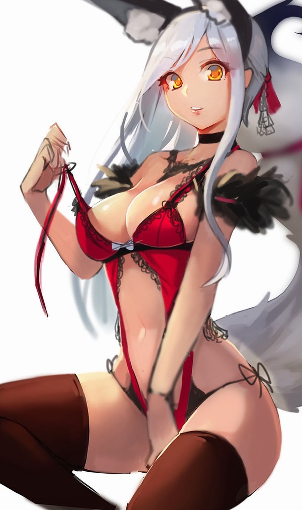 Anime Art - Anime art, NSFW, Anime, Ears, Kitsune, Anime original