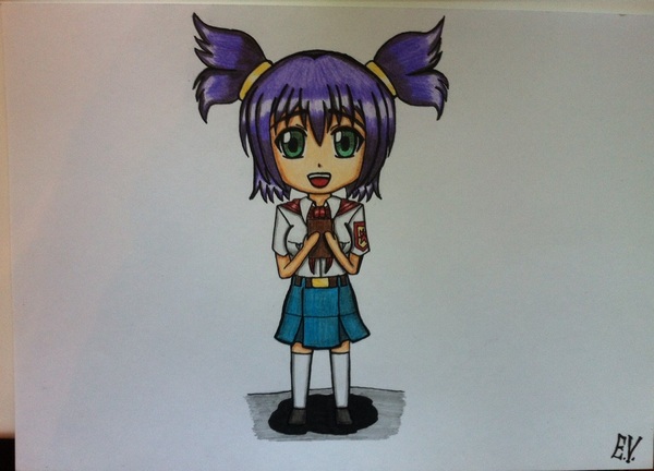 Нарисовал Леночку чиби :)