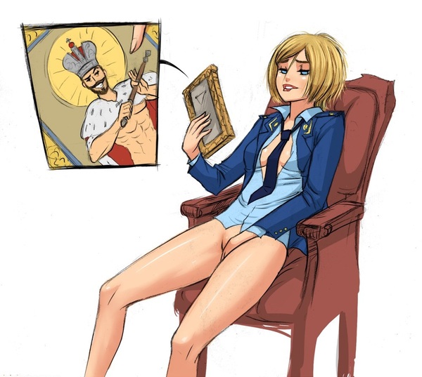 F*cking off ;-) - NSFW, Erotic, Art, Natalia Poklonskaya, Nyash-Myash, Nicholas II, Prosecutor's office, Politics