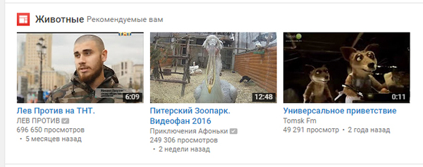 �������� ������������ Youtub'�