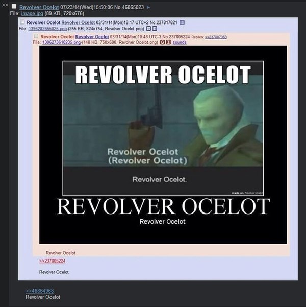 Revolver Ocelot Revolver Ocelot, Metal Gear Solid