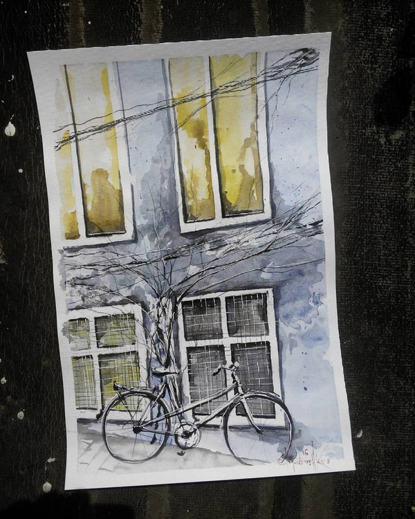    , , , Watercolor, , 