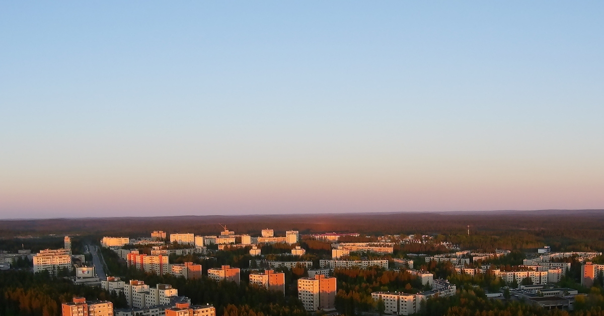 Лесной фото города