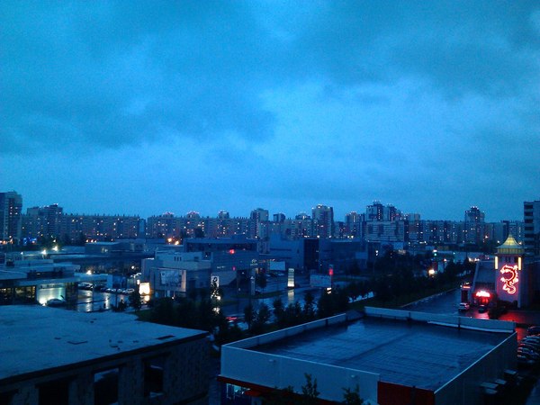 Вечерний дождик | Пикабу