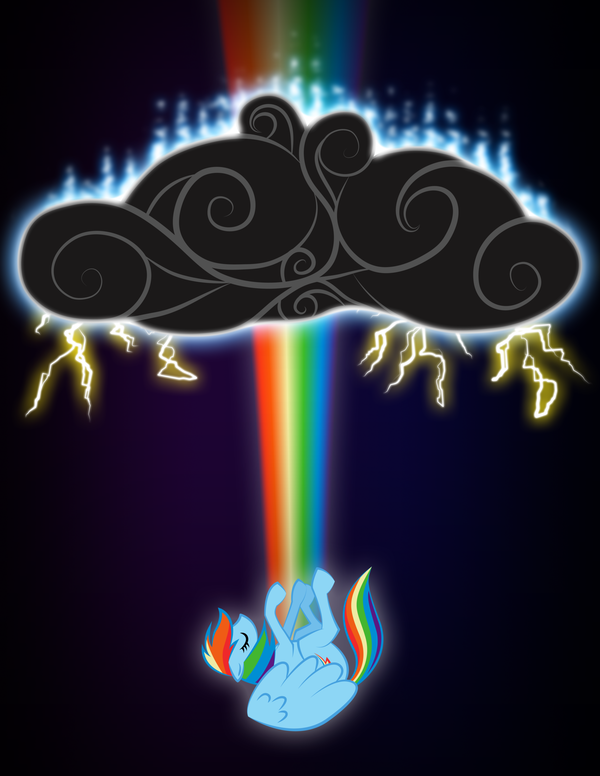 For a Rainbolt My Little Pony, Rainbow Dash