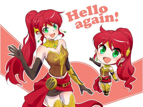 RWBY art. Pyrrha