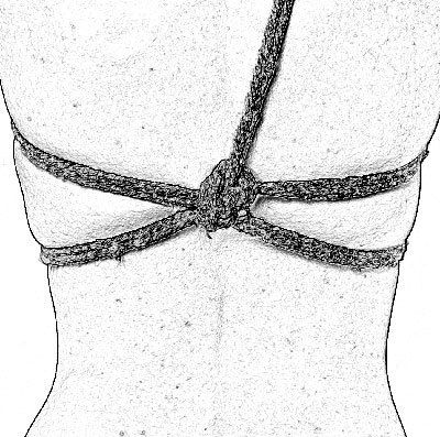 Обвяз грудей (шибари/бондаж). Часть 1. BDSM, Shibari, Бондаж, Дневная быль, Пошлости, Удовольствие, Гифка, Видео, Длиннопост