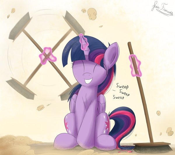 Sweeping princess My Little Pony, Twilight Sparkle, 6 , Bugplayer
