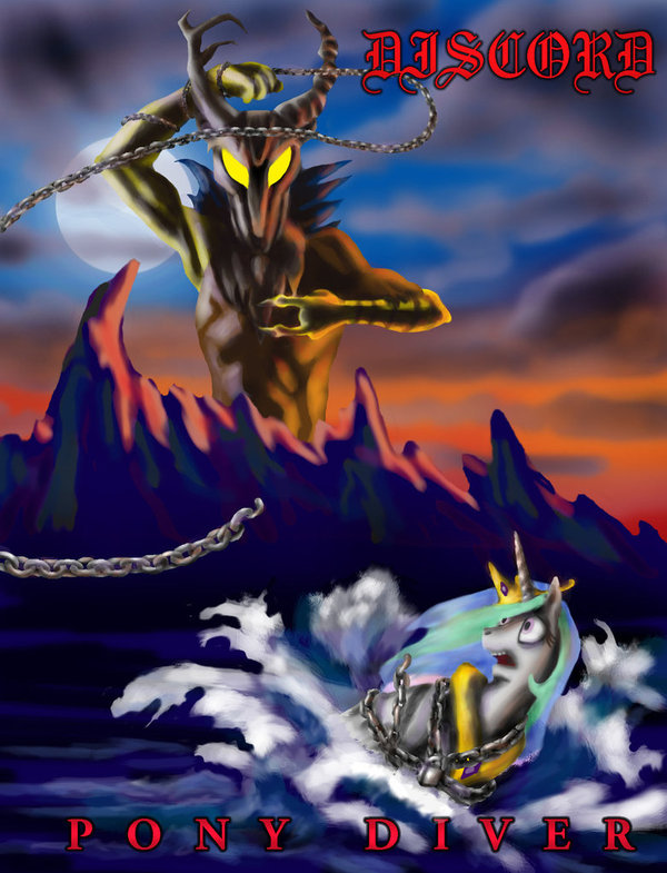 Holy diver. My Little Pony, Dio, Princess Celestia, Holy Diver, MLP Discord