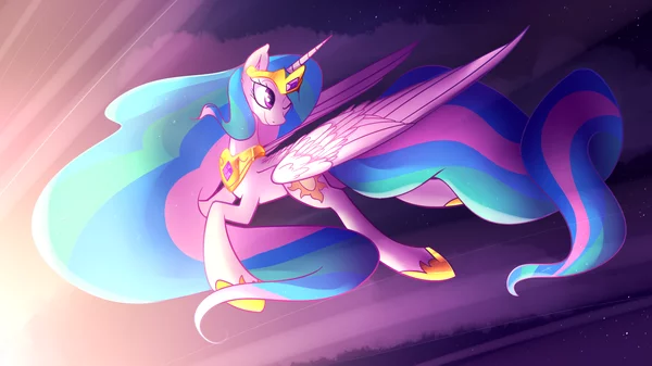 Разные стороны принцесс - My Little Pony, PonyArt, Princess Celestia, Princess Luna, Daybreaker, Nightmare Moon, Длиннопост