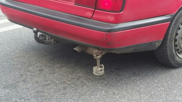 Ведерки на машине не в моде | Пикабу