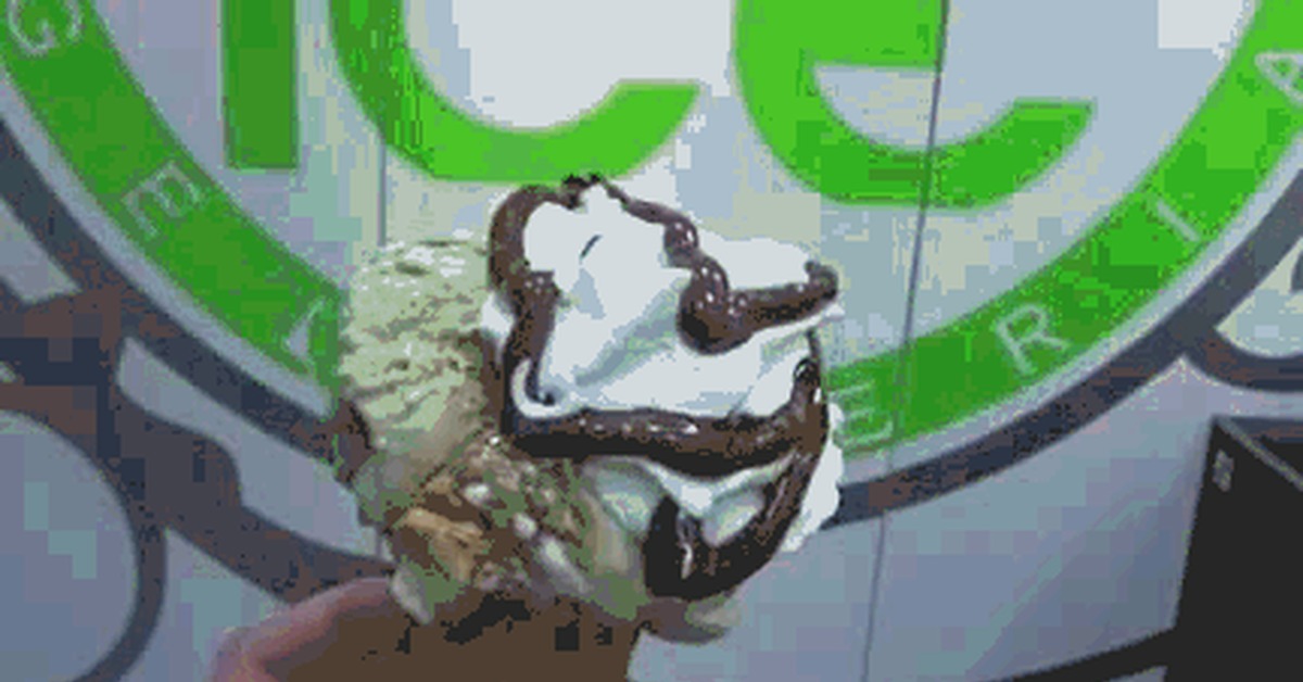 You can look at it forever - Ice cream, GIF, Reverse