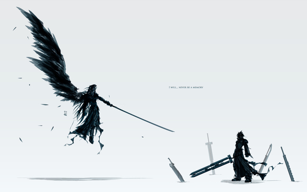 I won't be a memory - Final Fantasy, Final fantasy vii, Art, Cloud storage, Sephiroth, Games