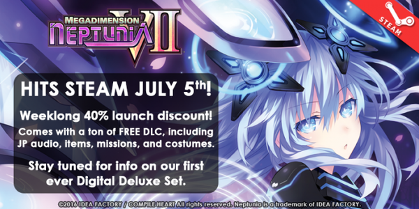 Megadimension Neptunia VII появится в Steam 5 июля!
