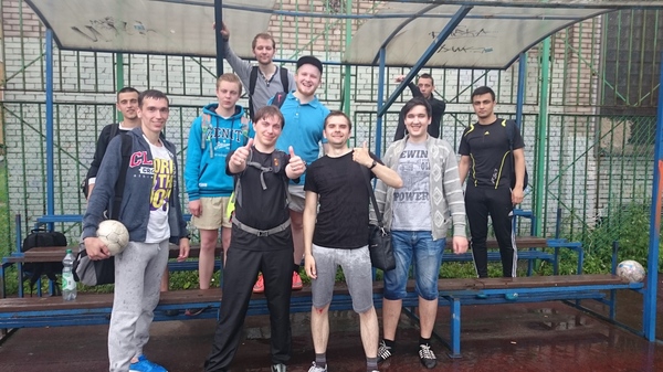 Первая встреча футбольной сборной пикабу СПб по футболу!