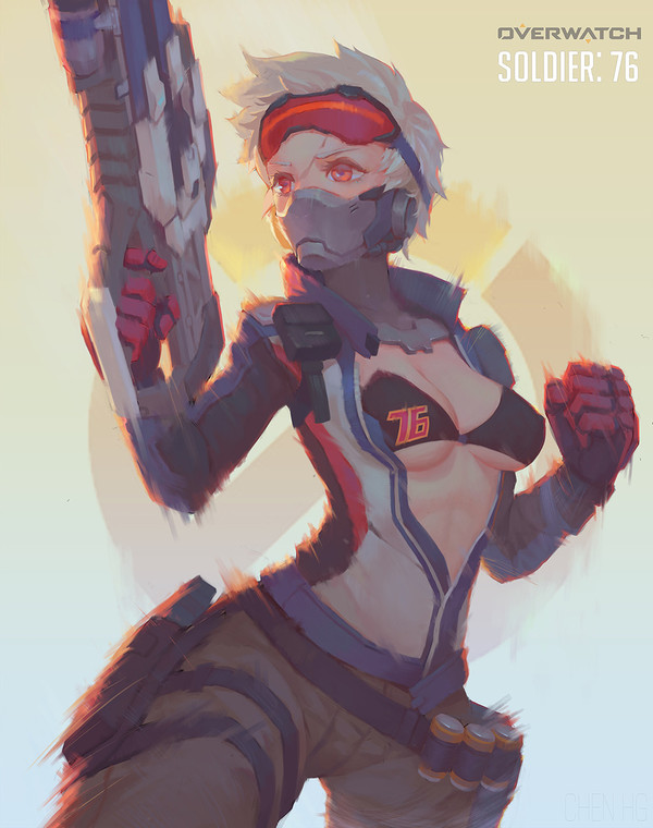 Mommy's here! , , Overwatch, Soldier 76,  63, Chen hg, ,  