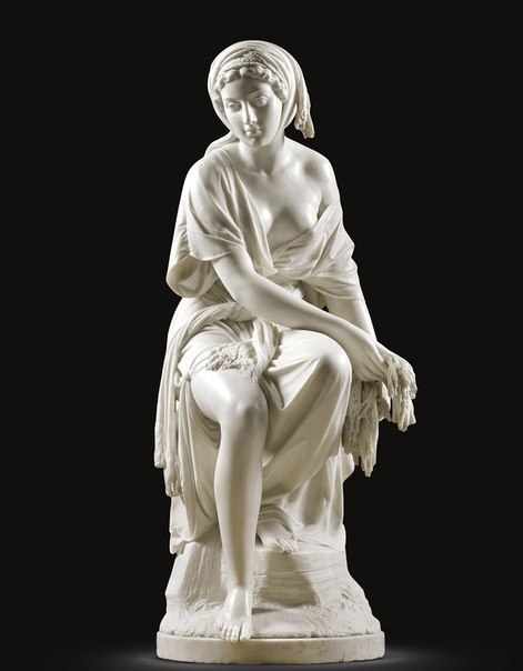 Ruth, Giovanni Battista Lombardi, sold in auction, Italy, 1864. , , 
