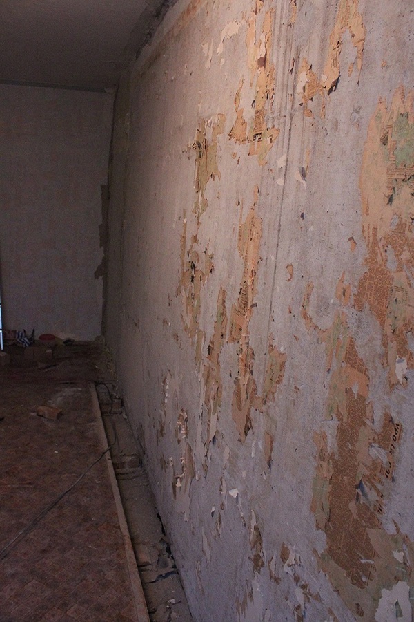  стены в старом панельном доме. | Пикабу