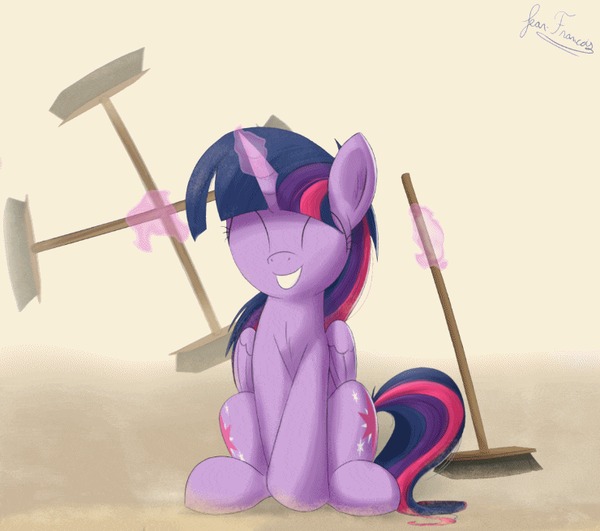 Sweeping Twilight Sparkle by szafir87