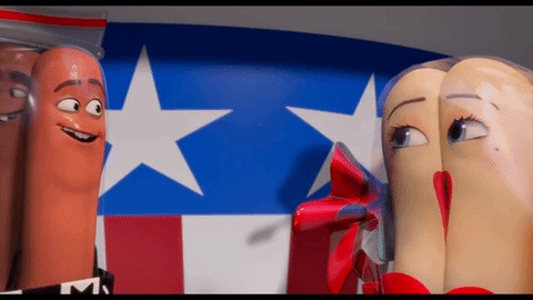К этому дети оказались не готовы Полный расколбас, Sausage Party, Гифка, Длиннопост