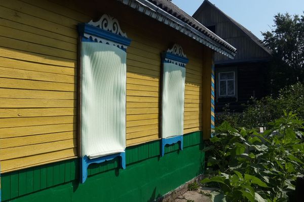 Мягкие ставни летом